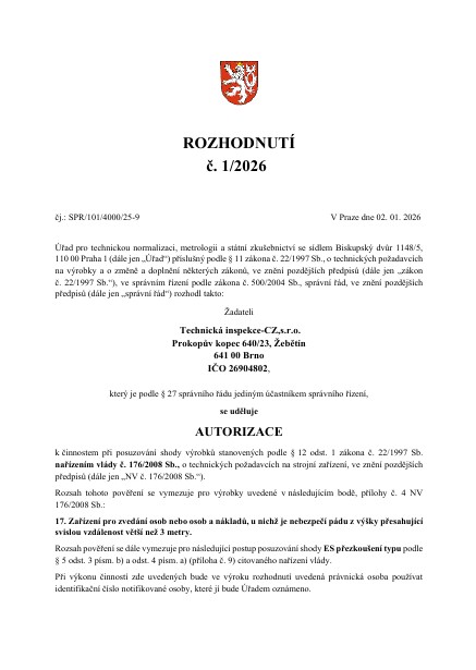 Rozhodnutí o autorizaci